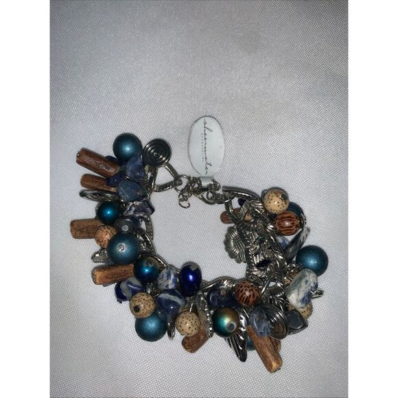 women's Sheerwater beach wear Bracelet multicolor natural beaded hand crafted. - Picture 3 of 13